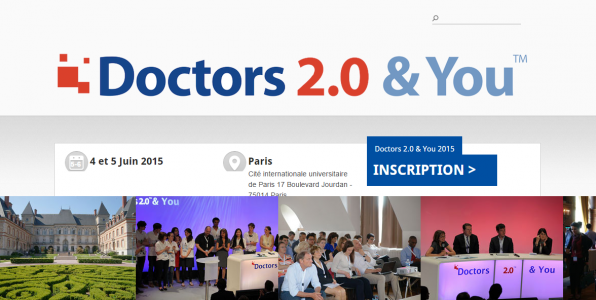 La page d'accueil du site de Doctors 2.0 & You
