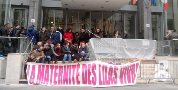 maternit des lilas marisol touraine protestation