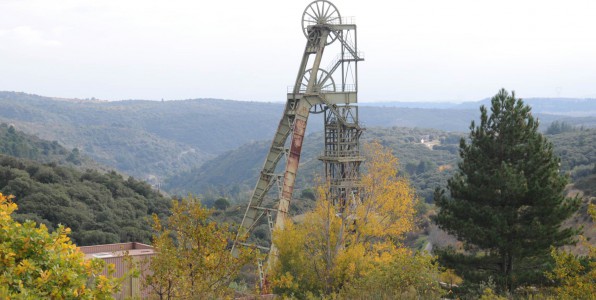 Ancien puits de la mine de Salsigne